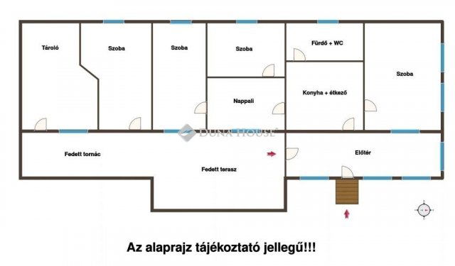 Eladó családi ház, Domonyban 78.5 M Ft, 5 szobás