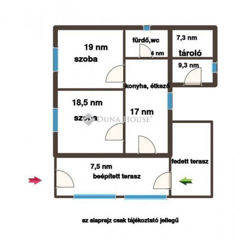 Eladó családi ház, Keszegen 36.5 M Ft, 2 szobás