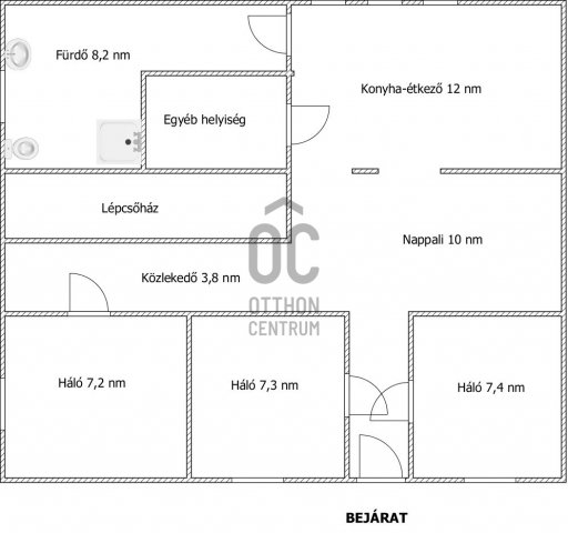 Kiadó családi ház, albérlet, Pakson 90 E Ft / hó, 3 szobás