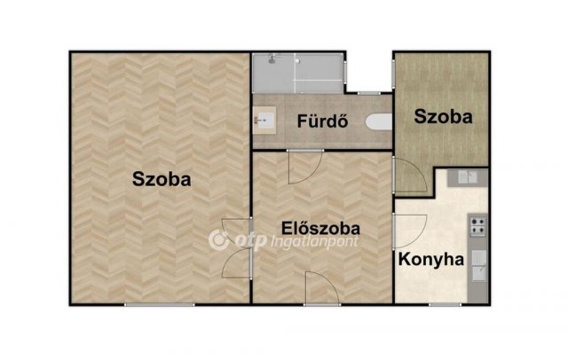 Kiadó téglalakás, albérlet, Debrecenben 230 E Ft / hó