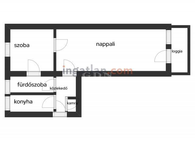 Eladó téglalakás, Budapesten, X. kerületben 65 M Ft, 2 szobás