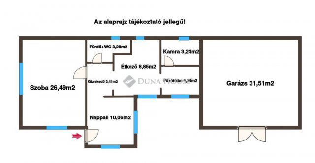 Eladó családi ház, Dombóváron 25.5 M Ft, 2 szobás