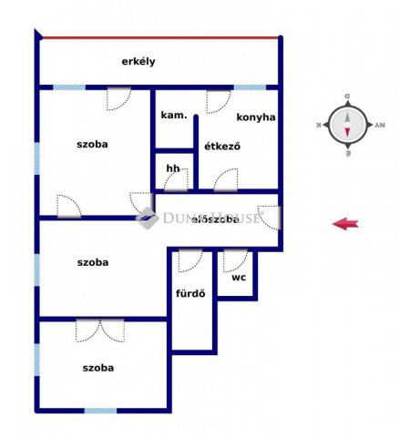 Kiadó téglalakás, albérlet, Nyíregyházán 285 E Ft / hó