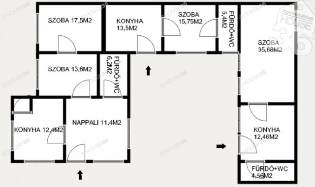 Eladó családi ház, Kecskeméten 70 M Ft, 5 szobás