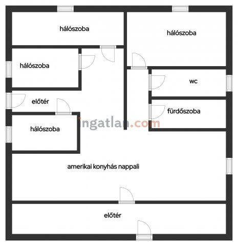 Eladó családi ház, Nyíregyházán 69.9 M Ft, 4 szobás