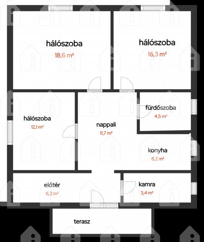 Eladó családi ház, Boldván 39.9 M Ft, 3 szobás