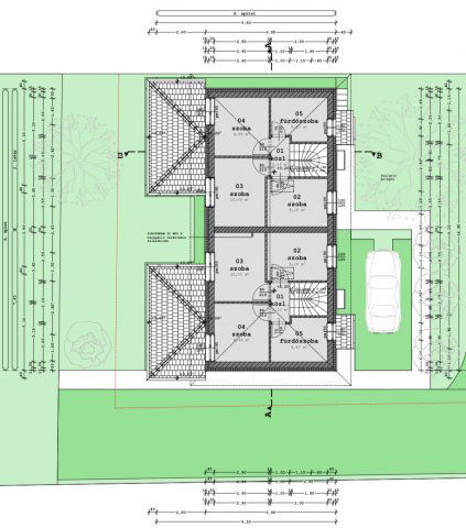 Eladó ikerház, Vácrátóton 88 M Ft, 5 szobás