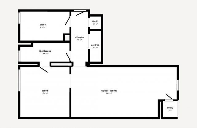 Eladó téglalakás, Miskolcon 39.2 M Ft, 2+1 szobás