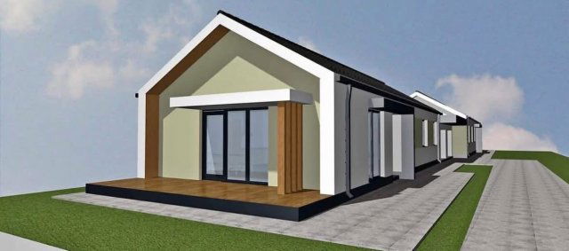 Eladó ikerház, Nyírpazonyon 75 M Ft, 3 szobás