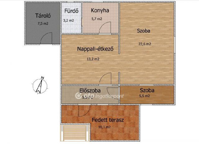 Eladó családi ház, Dömsödön 12.9 M Ft, 2 szobás
