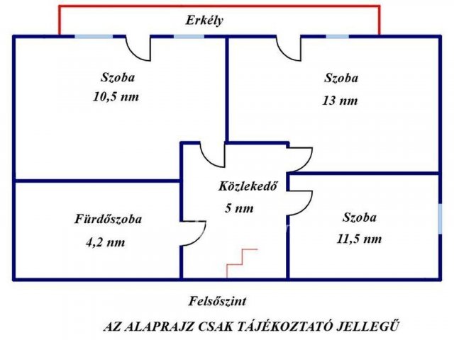 Eladó nyaraló, Cserkeszőlőn 64 M Ft, 3 szobás