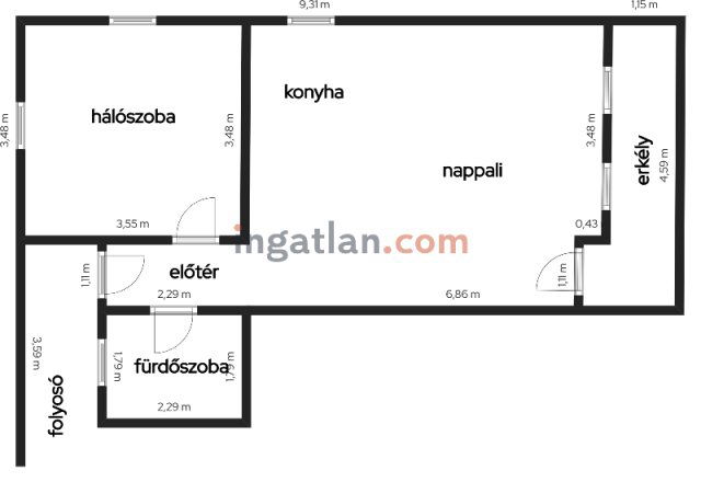 Eladó téglalakás, Budapesten, XIII. kerületben 81.6 M Ft