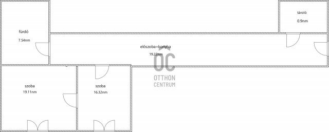 Eladó téglalakás, Pécsett 59.9 M Ft, 2 szobás