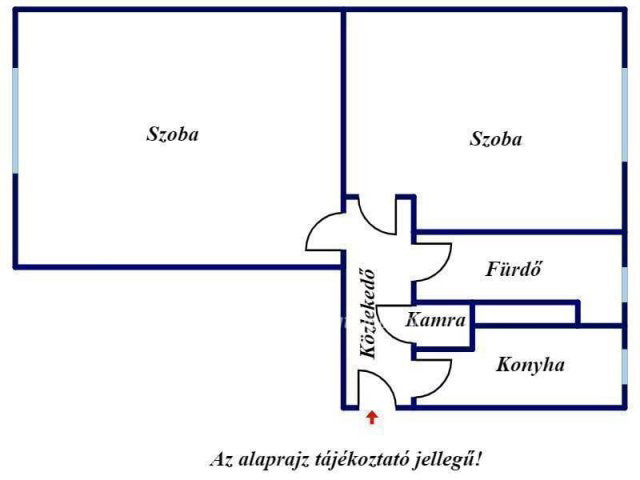 Eladó téglalakás, Szegeden 35.9 M Ft, 2 szobás