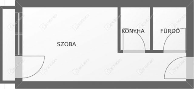 Eladó panellakás, Debrecenben 44 M Ft, 1 szobás
