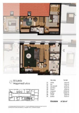 Eladó téglalakás, Budapesten, VI. kerületben 138.6 M Ft