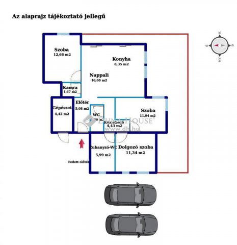 Eladó téglalakás, Szigetszentmiklóson 76.4 M Ft, 3 szobás