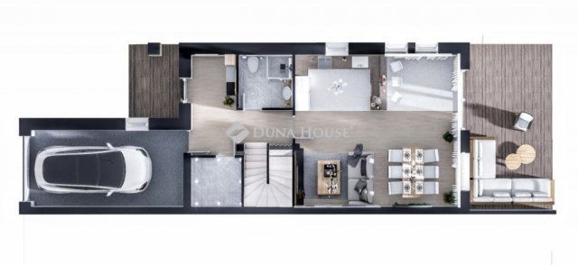 Eladó ikerház, Vecsésen 145 M Ft, 4 szobás