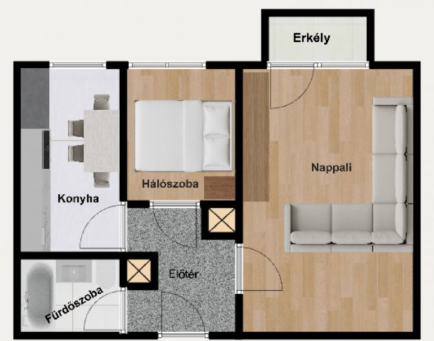 Eladó panellakás, Debrecenben, Derék utcában 43.99 M Ft