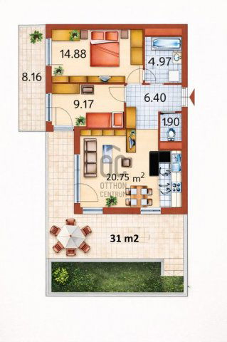 Eladó téglalakás, Budapesten, XX. kerületben 93.5 M Ft, 3 szobás