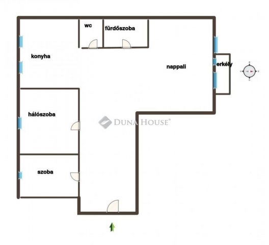 Eladó panellakás, Kecskeméten 54.9 M Ft, 3 szobás