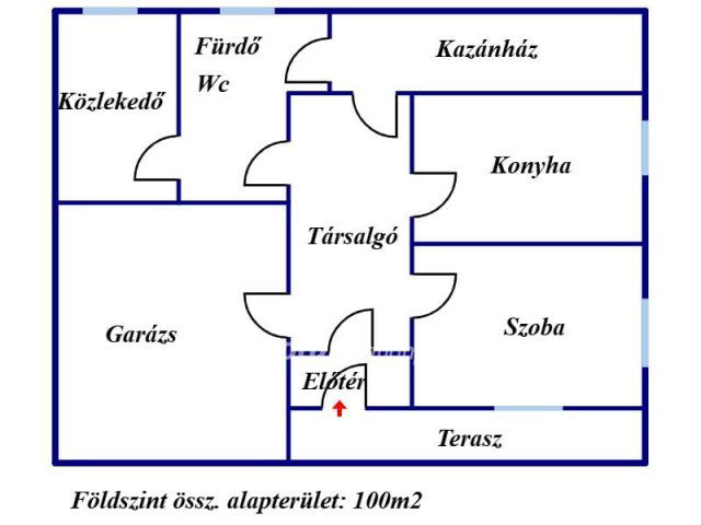 Eladó családi ház, Sárospatakon 59.9 M Ft, 3+1 szobás