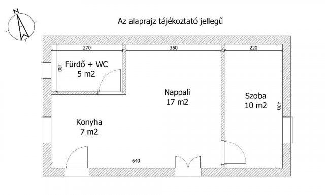 Eladó nyaraló, Zalaapátin 45 M Ft, 1+1 szobás