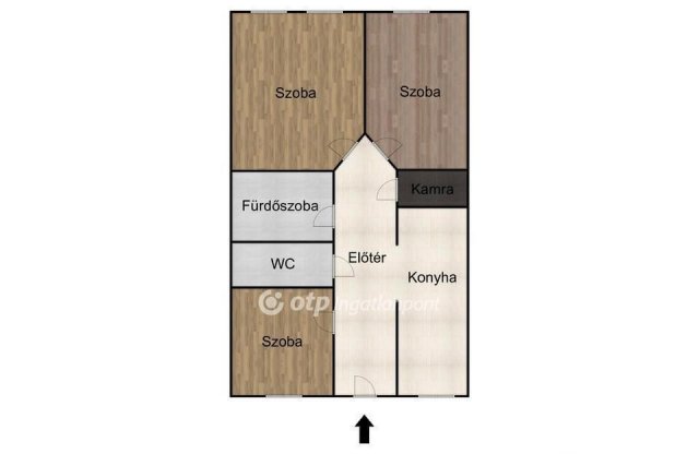 Eladó téglalakás, Nyíregyházán 52 M Ft, 2+1 szobás