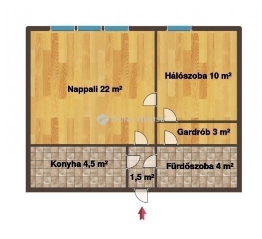 Eladó panellakás, Budapesten, XIV. kerületben 61.5 M Ft, 2 szobás