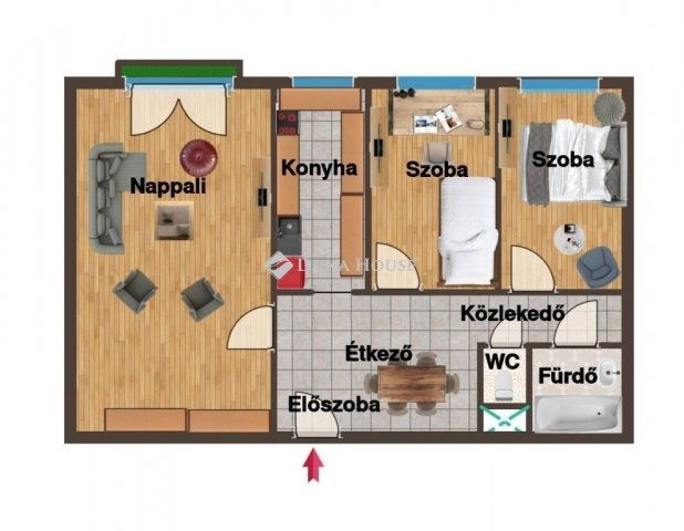 Eladó panellakás, Budapesten, III. kerületben 72.9 M Ft