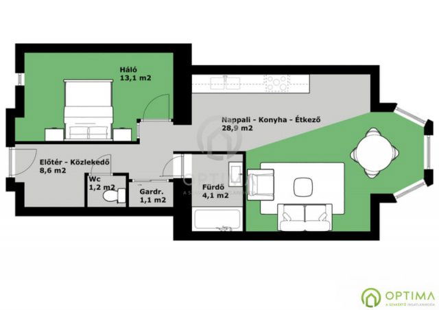 Eladó téglalakás, Budapesten, VII. kerületben, Baross téren