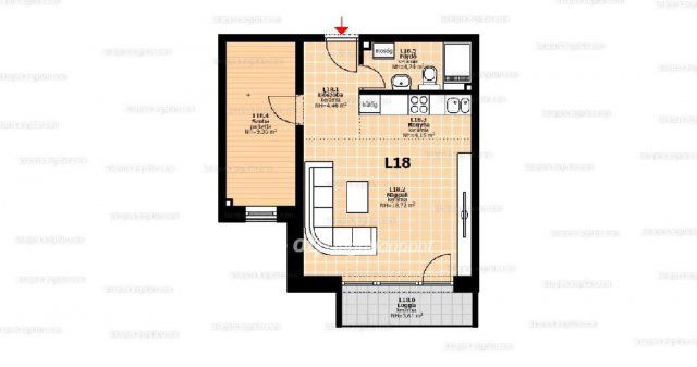 Eladó téglalakás, Hegyeshalomban 41.59 M Ft, 2 szobás