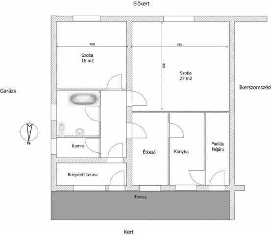 Eladó ikerház, Budapesten, XX. kerületben, Klapka utcában 85 M Ft