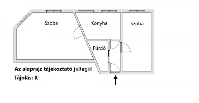 Eladó téglalakás, Budapesten, VIII. kerületben 46.9 M Ft