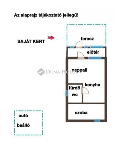 Eladó téglalakás, Nagytarcsán 54.9 M Ft, 2 szobás