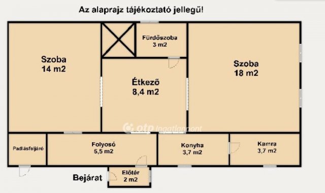 Eladó családi ház, Gyömörén 17.99 M Ft, 2 szobás