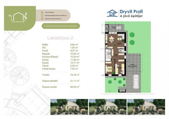 Eladó téglalakás, Hajdúböszörményen, Fazekas Mihály utcában