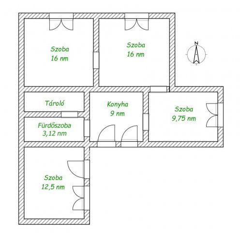 Eladó családi ház, Szirákon 16 M Ft, 4 szobás