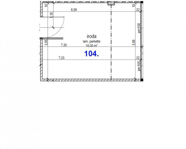 Kiadó iroda, Várpalotán, Szent István úton 80 E Ft / hó