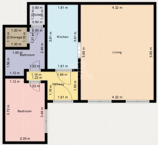 Eladó téglalakás, Budapesten, VI. kerületben 91.4 M Ft, 2 szobás