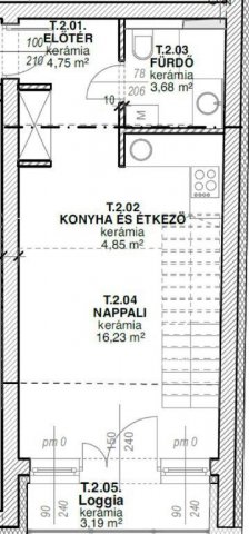 Eladó téglalakás, Nyíregyházán 47.7 M Ft, 1 szobás