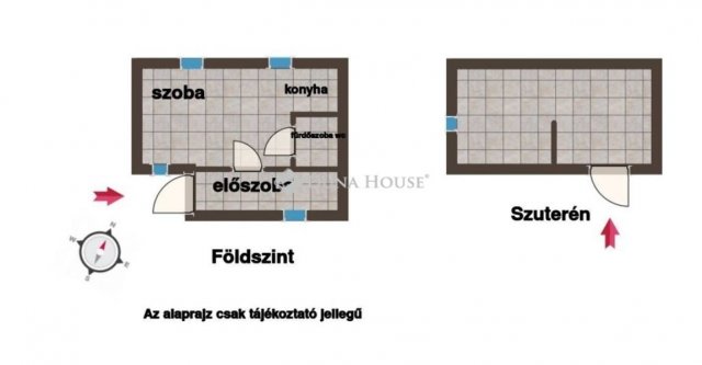 Eladó családi ház, Csörögön 57 M Ft, 1 szobás