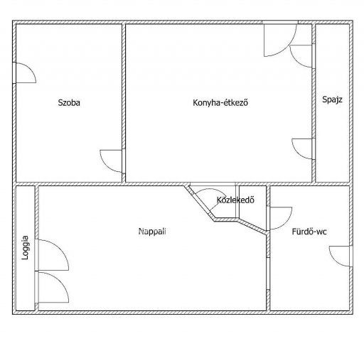 Eladó téglalakás, Gyöngyösön 47.5 M Ft, 3 szobás