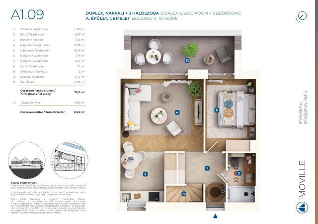 Eladó téglalakás, Mosonmagyaróváron, Tímár utcában