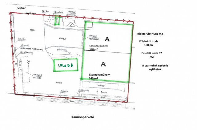 Eladó ipari ingatlan, Halásztelken, II. Rákóczi Ferenc utcában