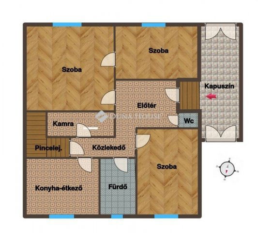 Eladó családi ház, Szombathelyen 59 M Ft, 3 szobás