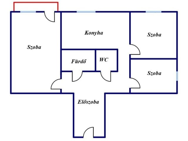 Eladó téglalakás, Miskolcon, Szilvás utcában 27.99 M Ft