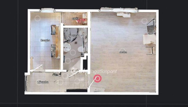 Eladó téglalakás, Nyíregyházán 36.5 M Ft, 1 szobás