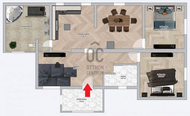 Eladó családi ház, Gelsén 18.99 M Ft, 3 szobás