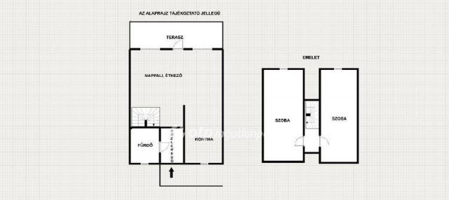 Eladó családi ház, Tápiószentmártonon 13.5 M Ft, 2 szobás